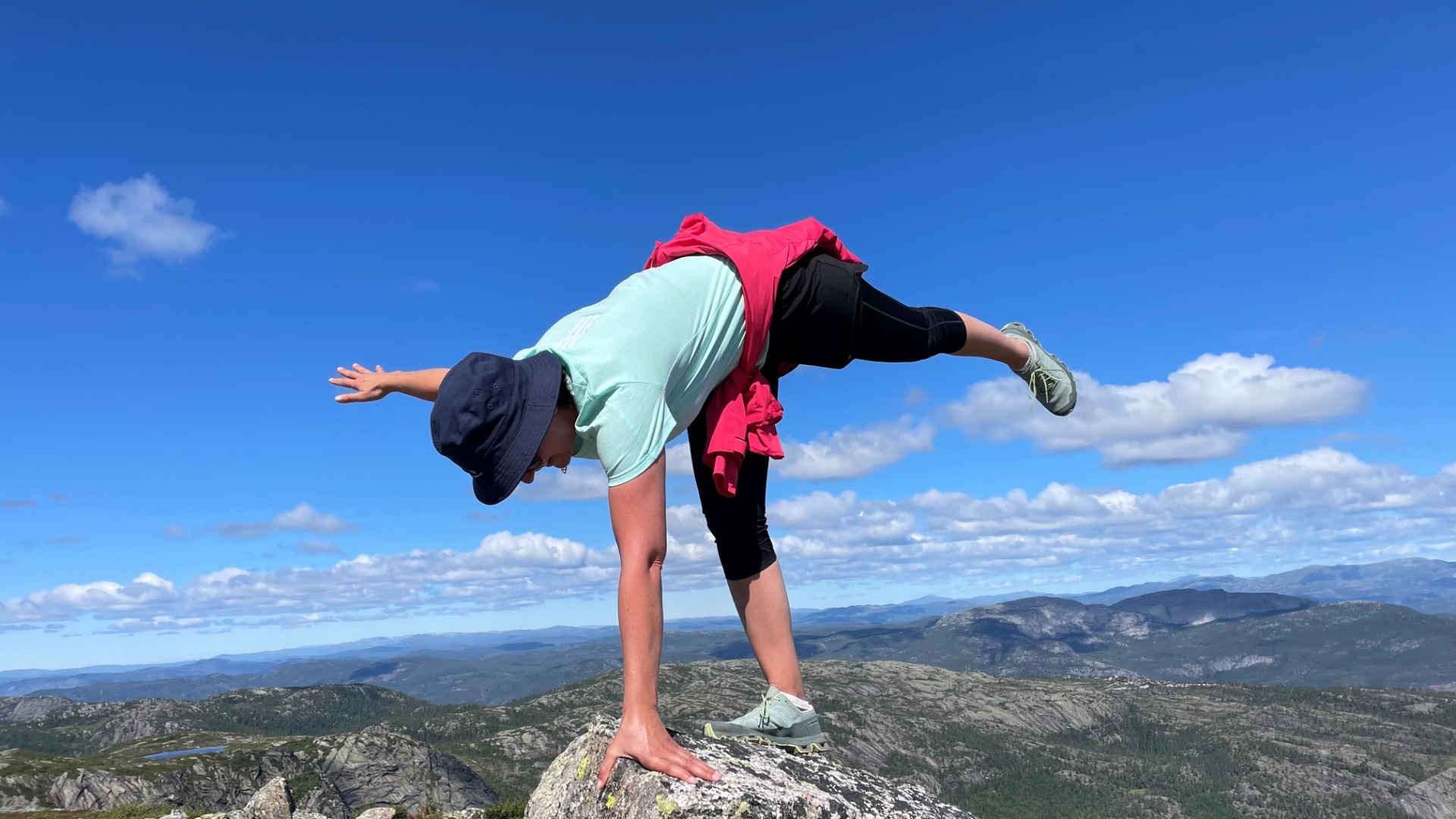 Aus Hægefjell (1021 Meter über dem Meeresspiegel)